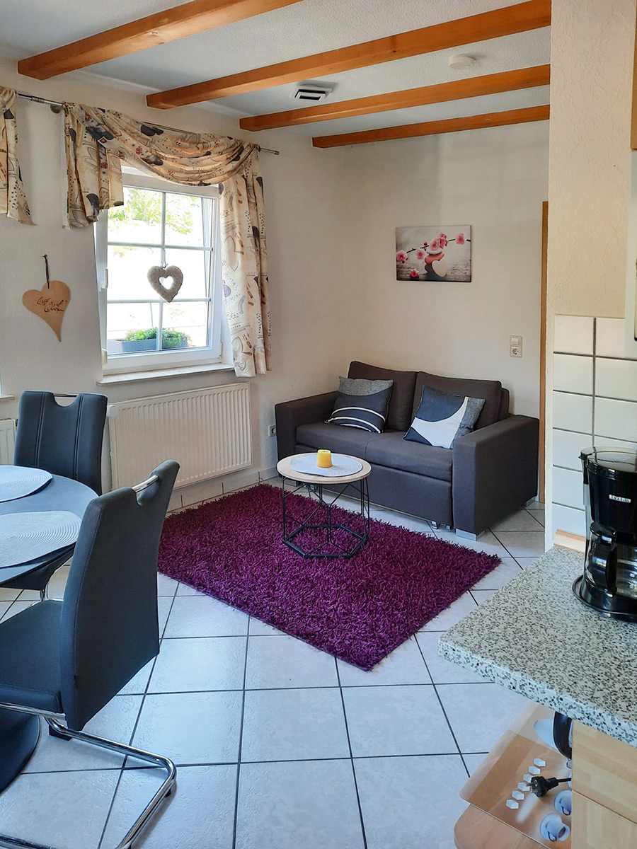 Essbereich und Schlafsofa